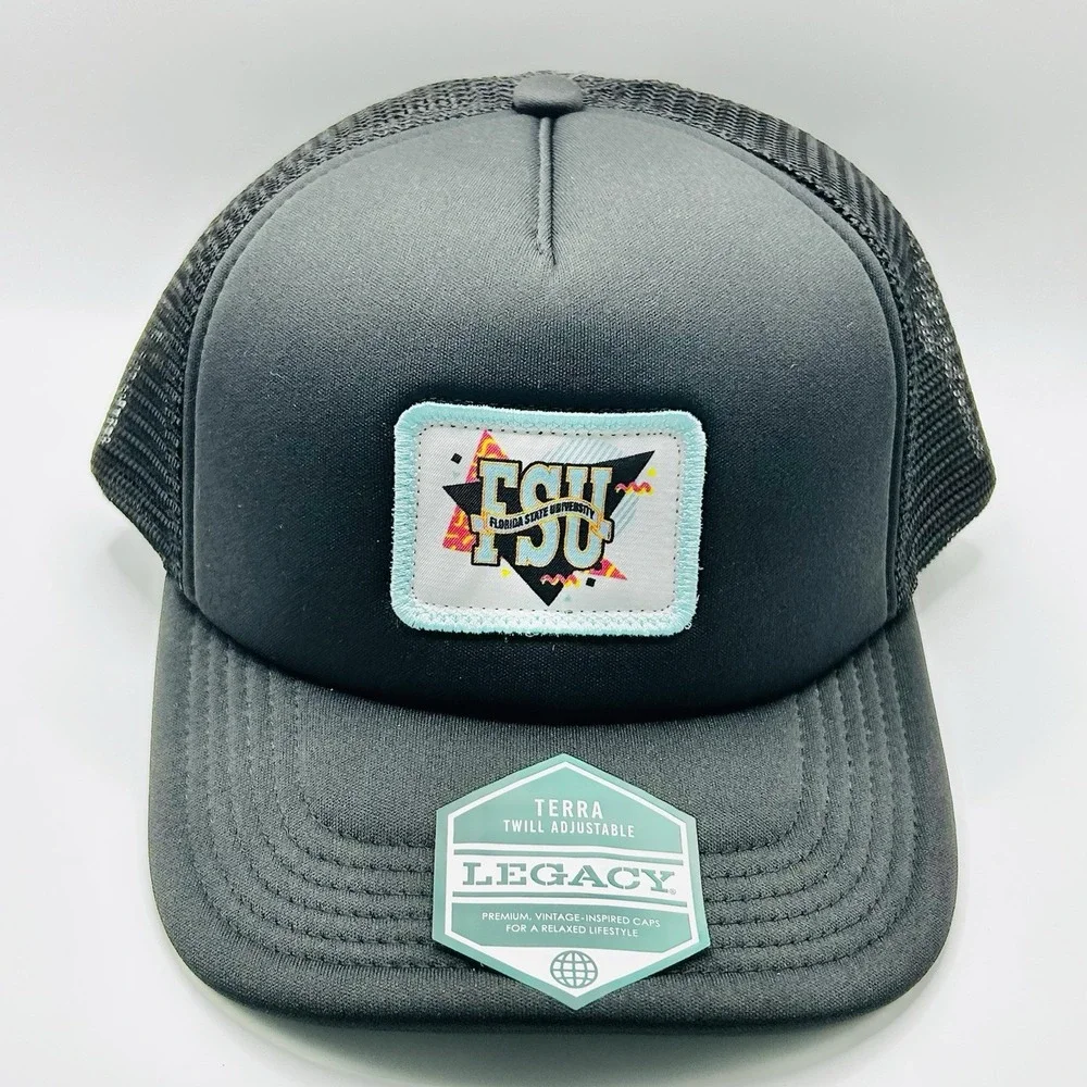 Florida State Seminoles Legacy Retro Foam Trucker Hat Cap Snapback Adjustable